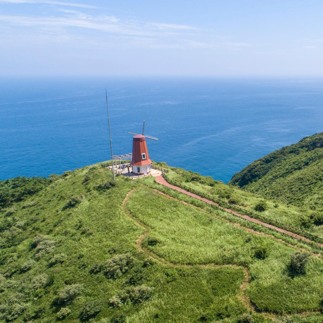 大島の絶景と世界遺産をレンタサイクルで巡るコースの画像